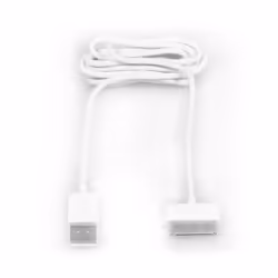 Ewent EW9903 mobile phone cable White 1.5 m USB A Apple 30-pin