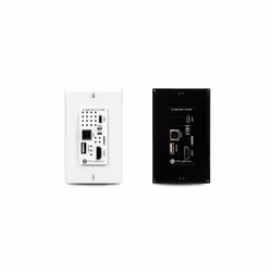 Atlona AT-OME-SW21-TX-WPC, 4096 x 2160 pixels, AV transmitter, 100 m, Wired, Black, White, HDCP