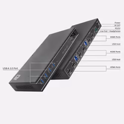 ACT AC7914 KVM switch Black