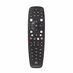 One For All Basic OFA 8 Universal Remote Control, TV, TV set-top box, DVD/Blu-ray, Soundbar speaker, IR Wireless, Press butto ...
