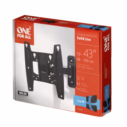 One For All SOLID 109.2 cm (43") Black