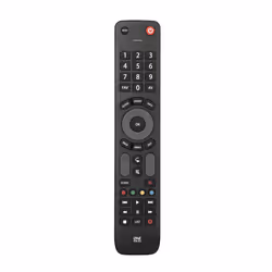 One For All Advanced Evolve TV Remote Control, TV, IR Wireless, Press buttons, Black
