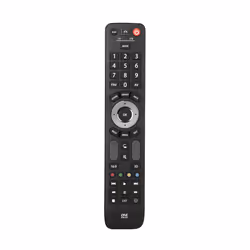 One For All Advanced Evolve 2 Remote Control, TV, TV set-top box, IR Wireless, Press buttons, Black