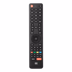 One For All TV Replacement Remotes Hisense TV Replacement Remote, TV, IR Wireless, Press buttons, Black