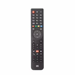 One For All TV Replacement Remotes Telefunken TV Replacement Remote, TV, IR Wireless, Press buttons, Black