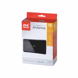 One For All Design Line DVB-T2 Curved Antenne 5G black television antenna Indoor