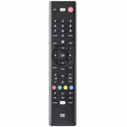 One For All TV Replacement Remotes URC1310, TV, IR Wireless, Press buttons, Black, Grey