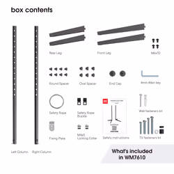 One For All WM 7610 165.1 cm (65") Black - Additional view 6
