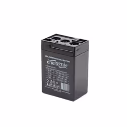 Gembird BAT-6V4.5AH, 6 V, Black, 4.5 Ah, 730 g, 70 mm, 50 mm