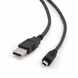 Gembird 1.8m USB 2.0 A/mini-USB M USB cable USB A Mini-USB B Black