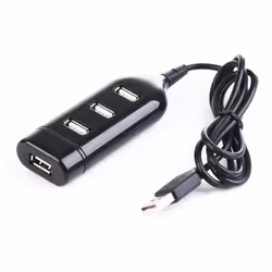 Gembird UHB-CT02, USB 1.1, USB 2.0, Black, 1 m, 35 mm, 96 mm, 19 mm
