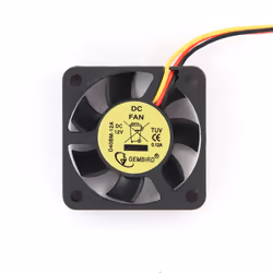 Gembird D40BM-12A, Fan, 4 cm, Black