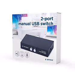 Gembird DSU-21 KVM switch White