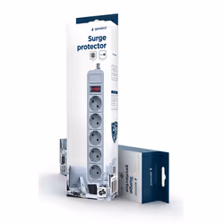 Gembird SPG3-B-15C power extension 4.5 m 5 AC outlet(s)
