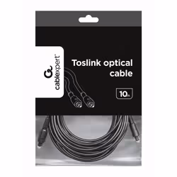 Gembird Toslink, 10m audio cable Black