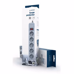 Gembird SPG3-B-10C power extension 3 m 5 AC outlet(s)