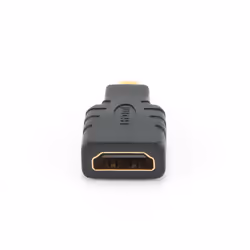 Gembird HDMI(F)-microHDMI(M), HDMI, micro HDMI, Black