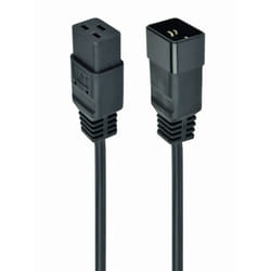 Gembird PC-189-C19 power cable Black 1.5 m C19 coupler C20 coupler
