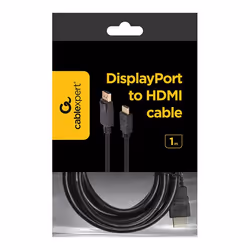 Gembird DisplayPort - HDMI, 1m HDMI Type A (Standard) Black - Additional view 5