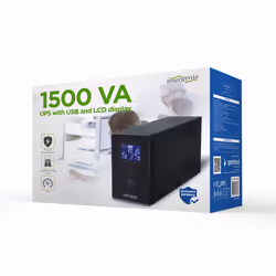 Gembird EG-UPS-034, Line-Interactive, 1.5 kVA, 900 W, Sine, 220 V, 50/60 Hz