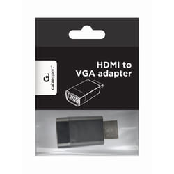 Gembird A-HDMI-VGA-001 cable gender changer Black