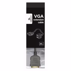 Gembird CC-VGAX2-20CM VGA cable 0.2 m VGA (D-Sub) 2 x VGA (D-Sub) Black