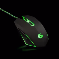 Gembird MUSG-001-G mouse Gaming Ambidextrous USB Type-A 2400 DPI