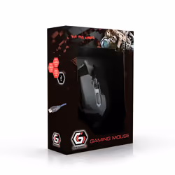 Gembird MUSG-001-G mouse Gaming Ambidextrous USB Type-A 2400 DPI