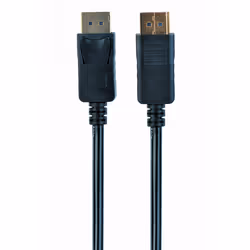 Gembird DisplayPort, 1 m, 1 m, DisplayPort, DisplayPort, Male, Male, Black
