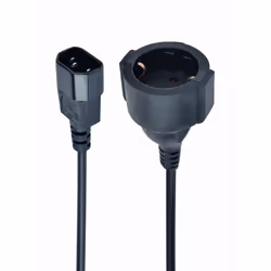 Cablexpert Conexion Shucko hembra a IEC C14 macho 0.15mts - Additional view 2