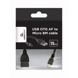 Gembird USB A - Micro-USB B, 0.15m USB cable USB 2.0 Black