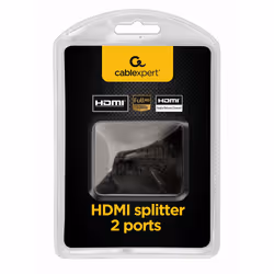 Gembird DSP-2PH4-03, HDMI, 2x HDMI, Black, 225 MHz, 1920 x 1080 (HD 1080), 3840 x 2160, 5 V