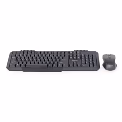 Gembird KBS-WM-02 keyboard Mouse included Office RF Wireless QWERTY US English Black