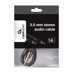 Gembird CCAP-444-6 audio cable 1.8 m 3.5mm Black