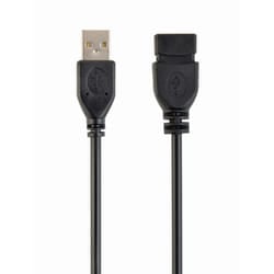 Gembird CCP-USB2-AMAF USB cable USB 2.0 150 m USB A Black