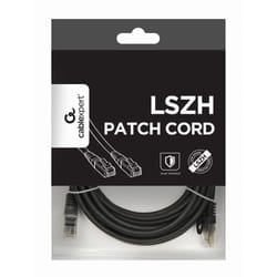 Gembird PP6A-LSZHCU-BK-5M networking cable Black Cat6a S/FTP (S-STP)