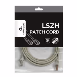 Gembird PP6A-LSZHCU-3M networking cable Grey Cat6 S/FTP (S-STP)