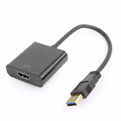 Gembird A-USB3-HDMI-02 USB graphics adapter 1920 x 1080 pixels Black - Additional view 4
