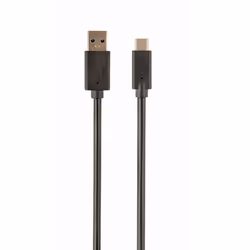 Cablexpert CCP-USB3-AMCM-0.1M, 0.1 m, USB A, USB C, USB 3.2 Gen 1 (3.1 Gen 1), Black