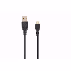 Gembird CCP-MUSB2-AMBM-0.1M, 0.1 m, USB A, Micro-USB B, USB 2.0, Black