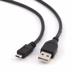 Gembird CCP-MUSB2-AMBM-0.1M USB cable USB 2.0 USB A Micro-USB B Black