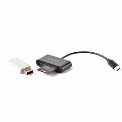 Gembird UHB-CR3-02 card reader USB 3.2 Gen 1 (3.1 Gen 1) Type-C Black - Additional view 5