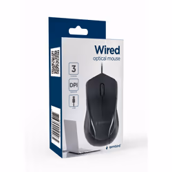 Gembird MUS-3B-02 mouse Office Ambidextrous USB Type-A Optical 1000 DPI