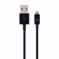 Cablexpert CC-USB2P-AMLM-2M, 2 m, Lightning, USB A, Male, Male, Black