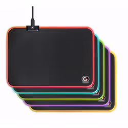 Gembird MP-GAMELED-M mouse pad Gaming mouse pad Black