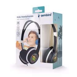 Gembird MHP-JR-BK, Wired, Music, 520 g, Headphones, Black