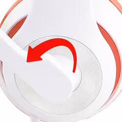 Gembird MHS-03-WTRD headphones/headset Wired Head-band Calls/Music Red, White