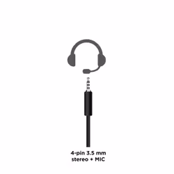 Gembird GHS-05-O headphones/headset Wired Head-band Gaming Black, Orange