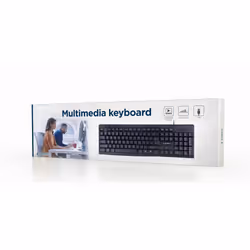 Gembird KB-UM-107 keyboard USB US English Black