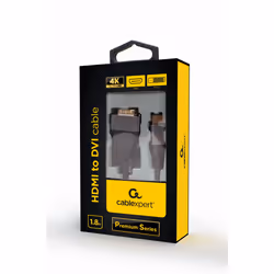 Gembird CC-HDMI-DVI-4K-6 video cable adapter 1.8 m HDMI Type A (Standard) Black
